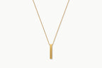 Gold Bar Necklace | Minimalist 18K PVD | M•RK
