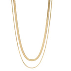 Gold Snake & Herringbone Necklace Set | 18K PVD | M•RK
