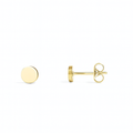 Gold Stud Earrings | Minimalist Circle Studs 18K PVD | M•RK